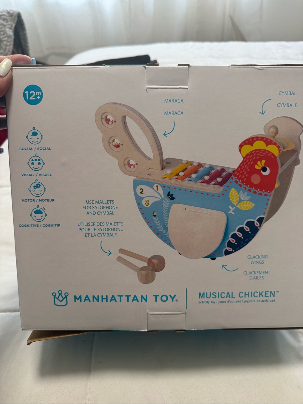 NIB- Manhattan Toy Musical Chicken Xylophone -